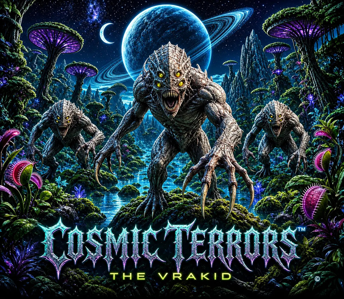 Cosmic Terrors™ - The Vrakid 20oz Skinny Tumbler