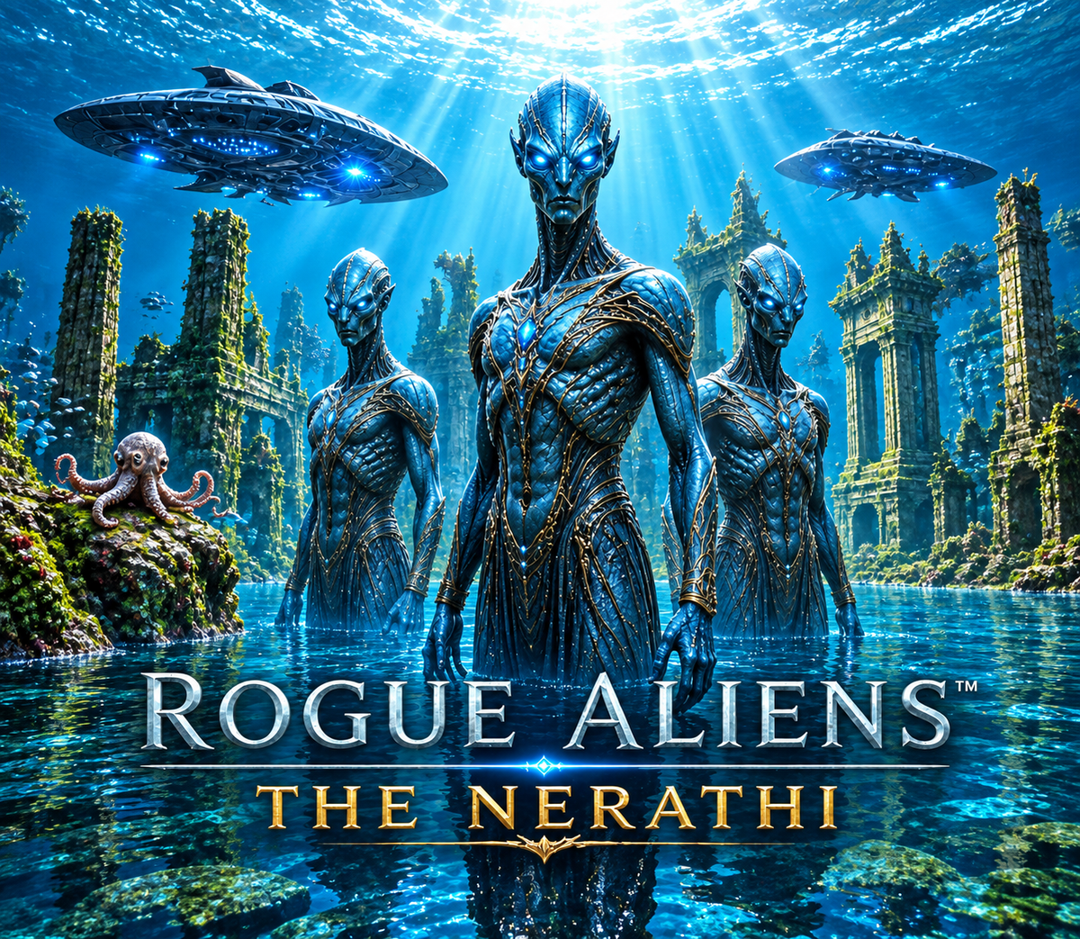 Rogue Aliens™ The Nerathi 20oz Skinny Tumbler