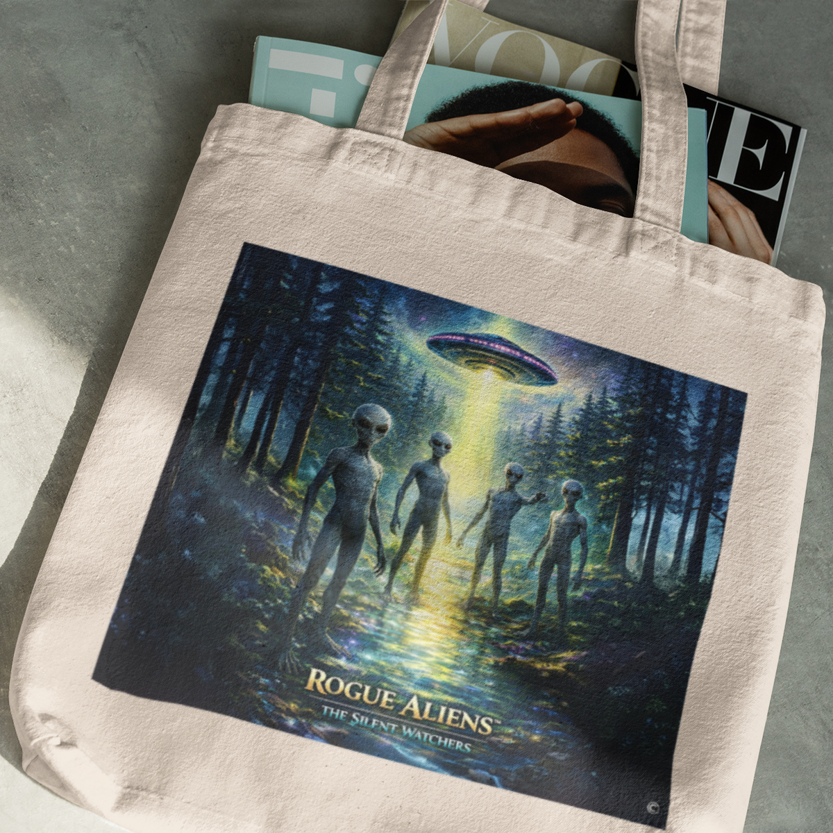 Rogue Aliens™ The Grayen Tote Bag