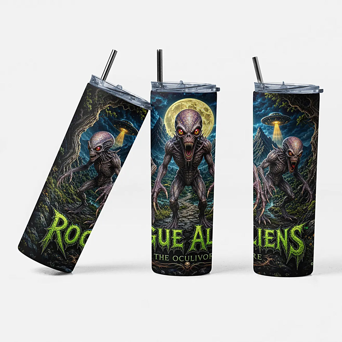 Rogue Aliens™ - The Oculivore 20oz Skinny Tumbler