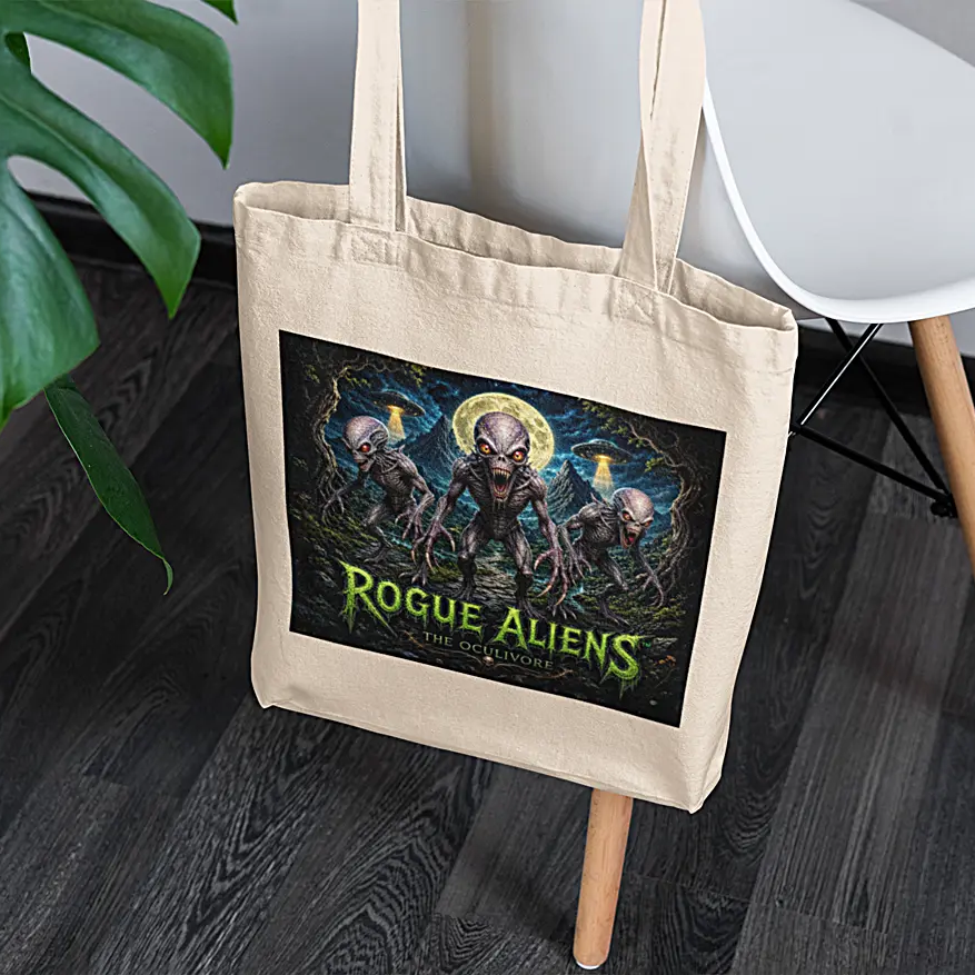 Rogue Aliens™ - The Oculivore Canvas Tote Bag