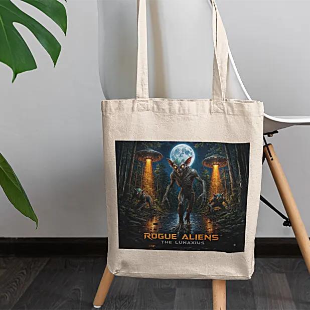 Rogue Aliens™ - The Lunaxius Canvas Tote Bag