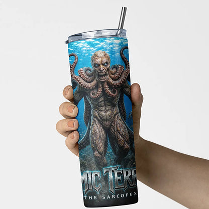 Cosmic Terrors™ - The Sarcofex Submerged 20oz Skinny Tumbler