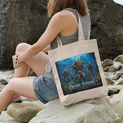 Cosmic Terrors™ - The Sarcofex Submerged Canvas Tote Bag