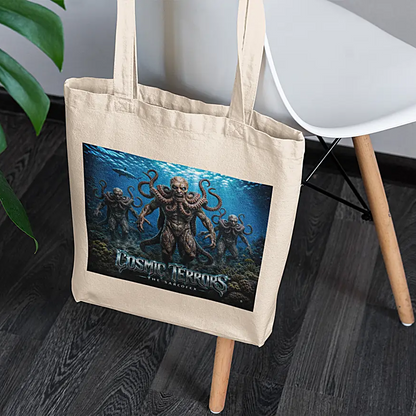 Cosmic Terrors™ - The Sarcofex Submerged Canvas Tote Bag