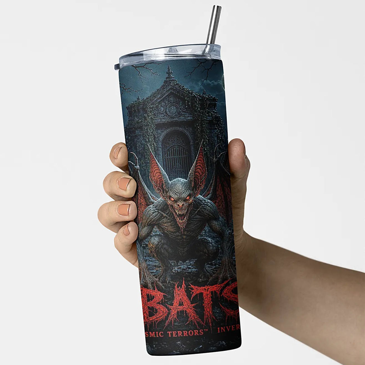 Cosmic Terrors™ Inversion - Bats 20oz Skinny Tumbler