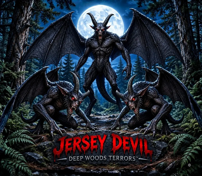 Deep Woods Terrors™ - The Jersey Devil 20oz Skinny Tumbler