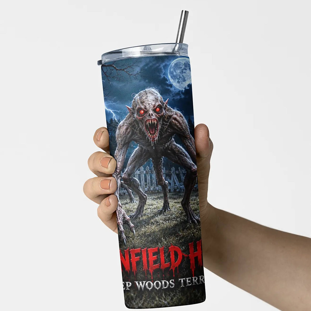 Deep Woods Terrors™ - The Enfield Horror 20oz Skinny Tumbler