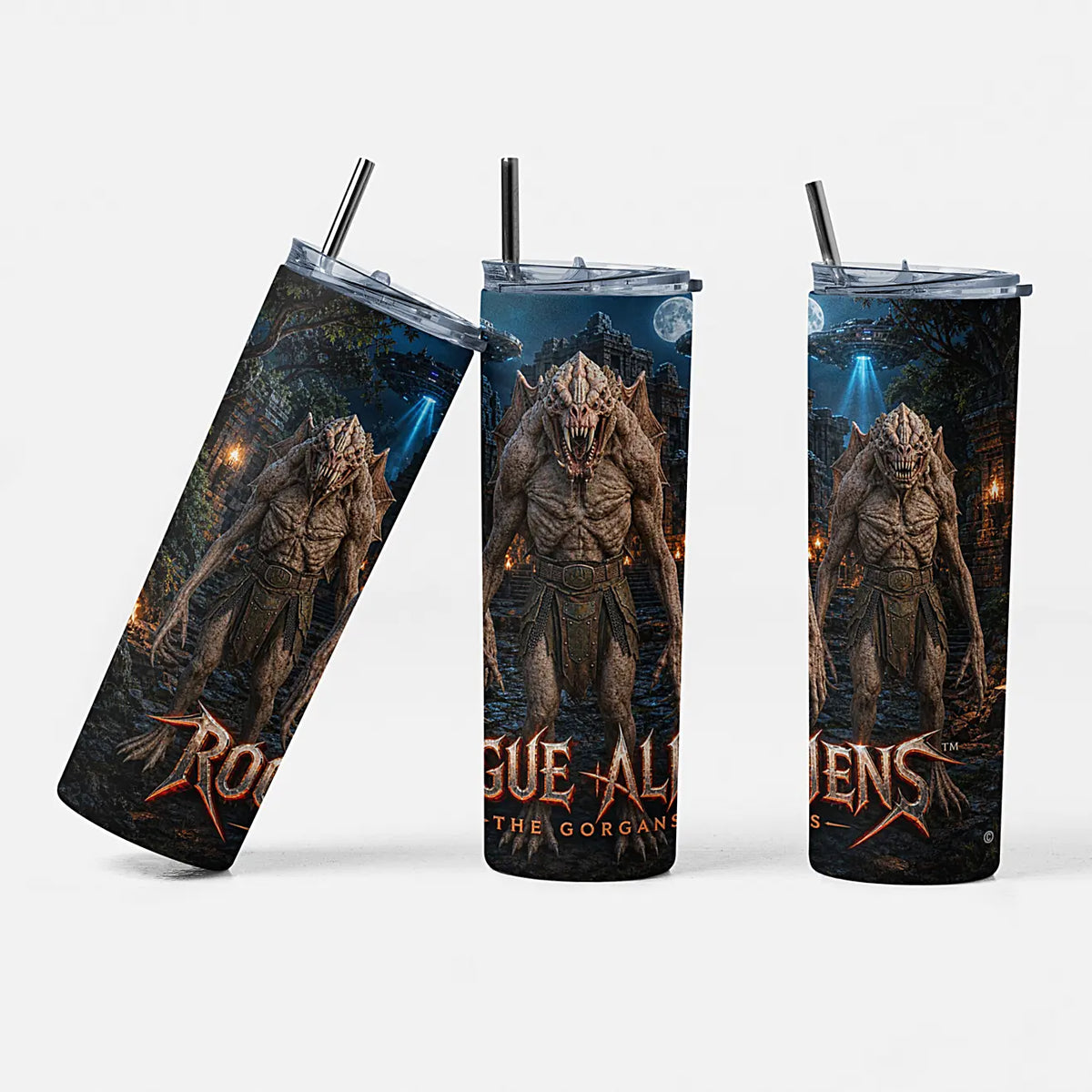 Rogue Aliens™ - The Gorgans 20oz Skinny Tumbler