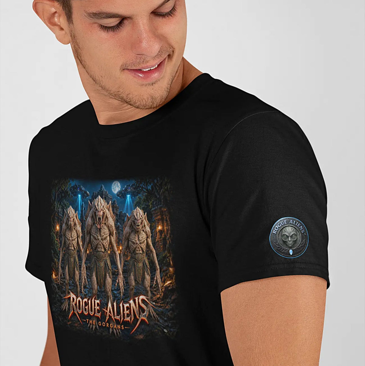 Rogue Aliens™ - The Gorgans Unisex Tee