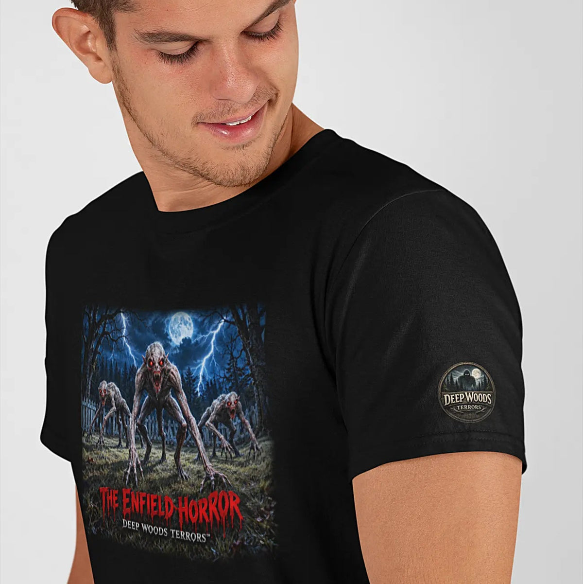 Deep Woods Terrors™ - The Enfield Horror Unisex Tee