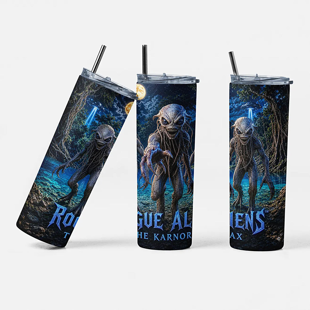 Rogue Aliens™ - The Karnorax 20oz Skinny Tumbler
