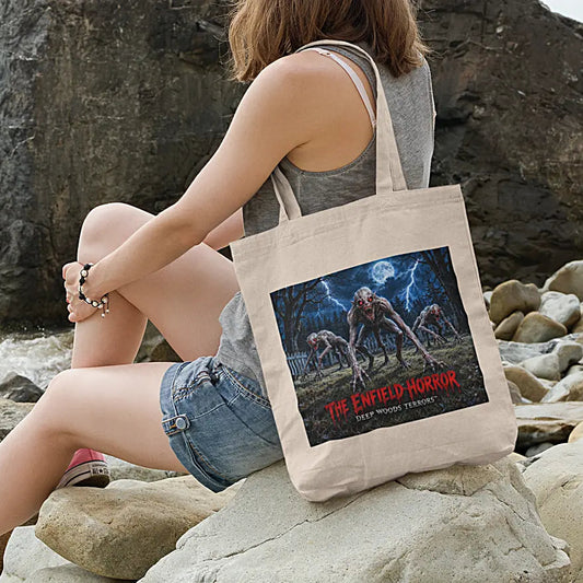 Deep Woods Terrors™ - The Enfield Horror Canvas Tote Bag
