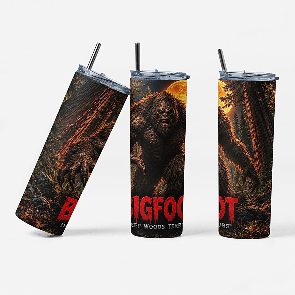 Deep Woods Terrors™ - Bigfoot 20oz Skinny Tumbler