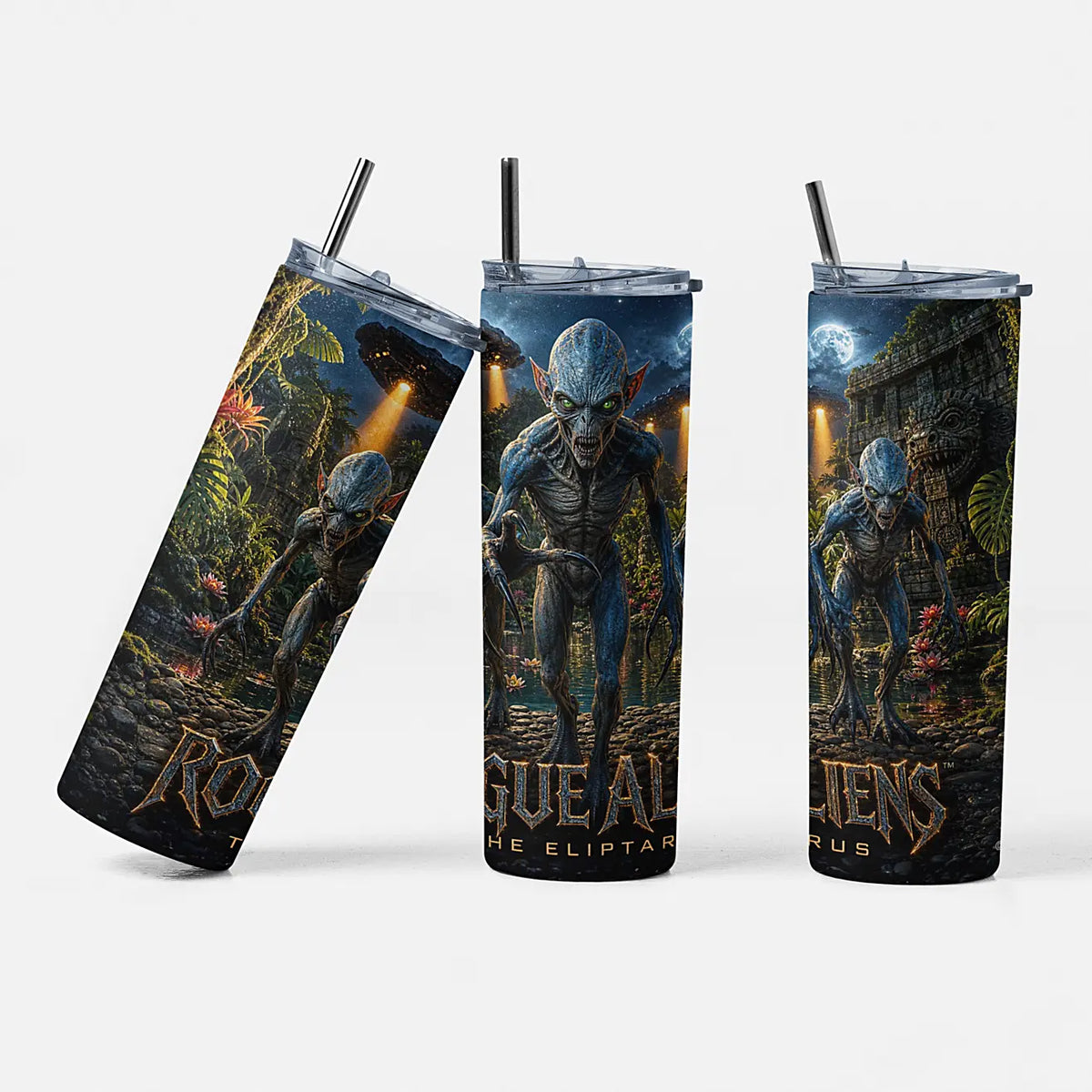 Rogue Aliens™ - The Eliptarus 20oz Skinny Tumbler