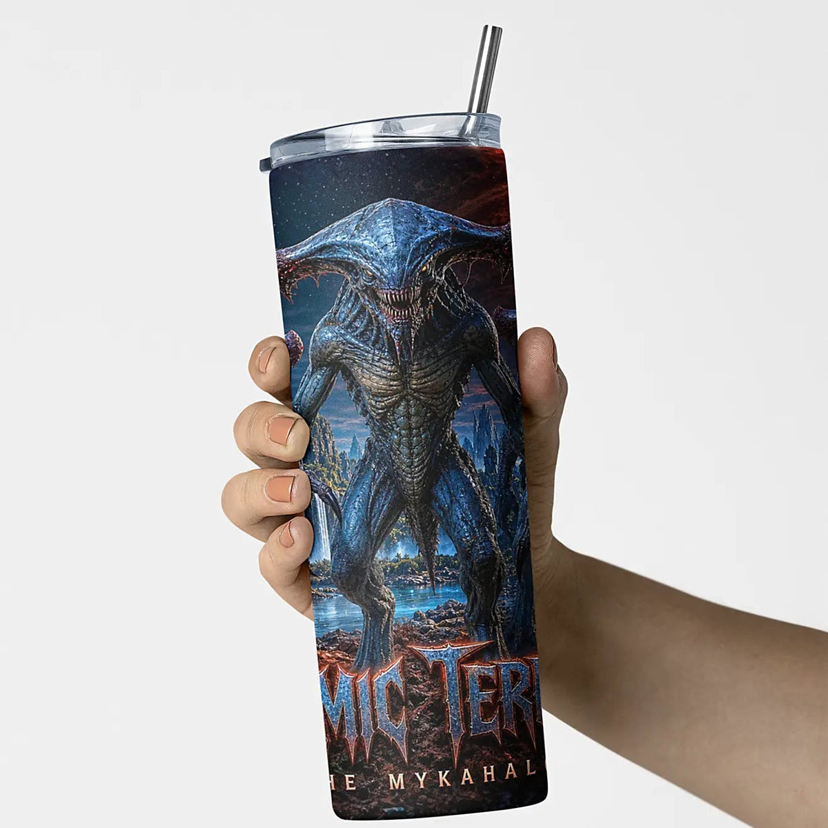 Cosmic Terrors™ - The Mykahalon 20oz Skinny Tumbler