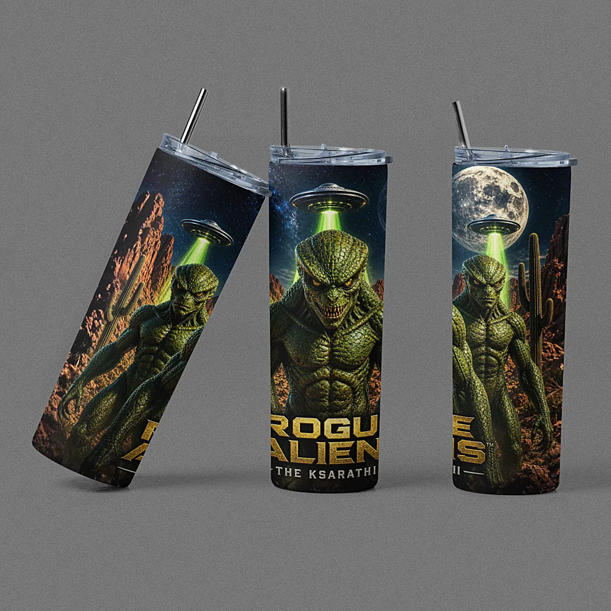 Rogue Aliens™ - The Ksarathi 20oz Skinny Tumbler