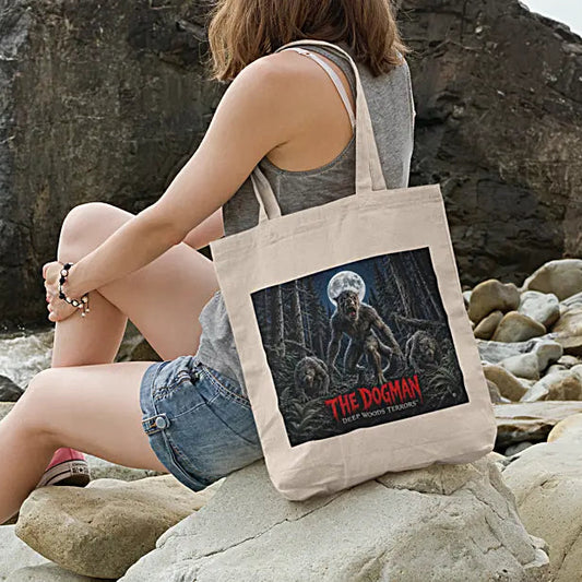 Deep Woods Terrors™ - The Dogman Canvas Tote Bag