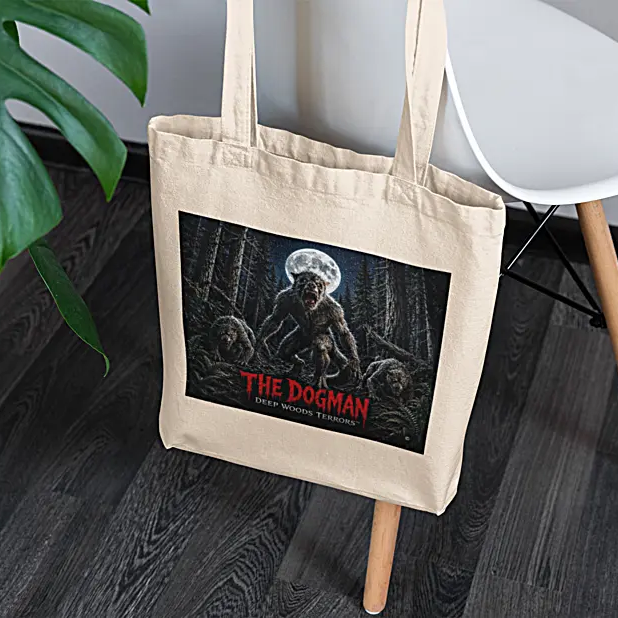 Deep Woods Terrors™ - The Dogman Canvas Tote Bag