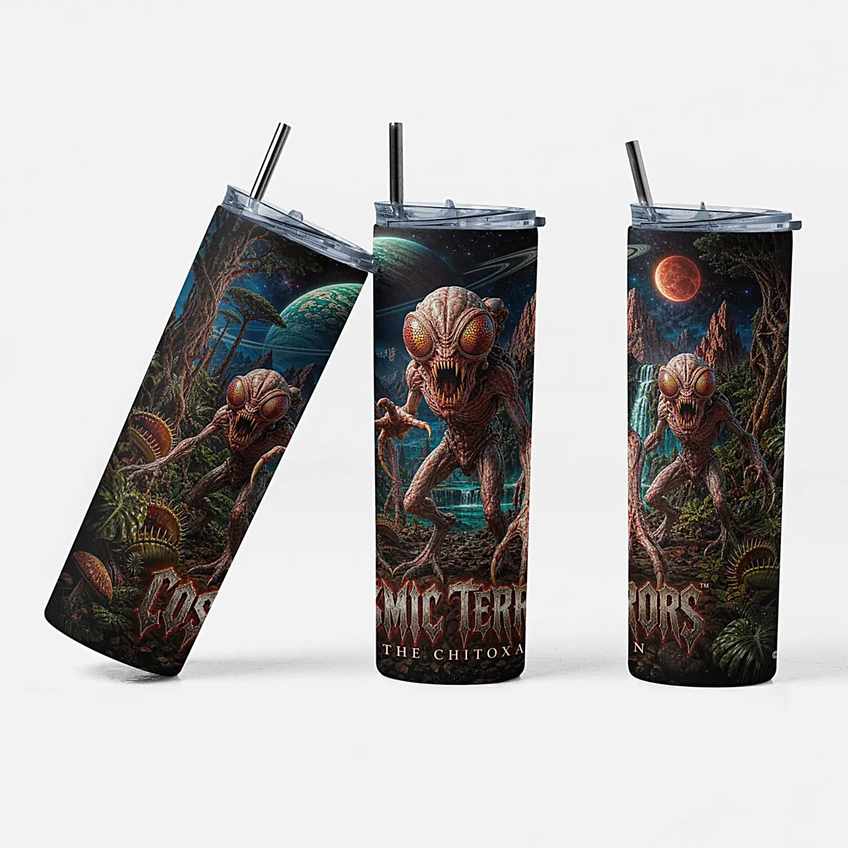 Cosmic Terrors™ - The Chitoxan 20oz Skinny Tumbler