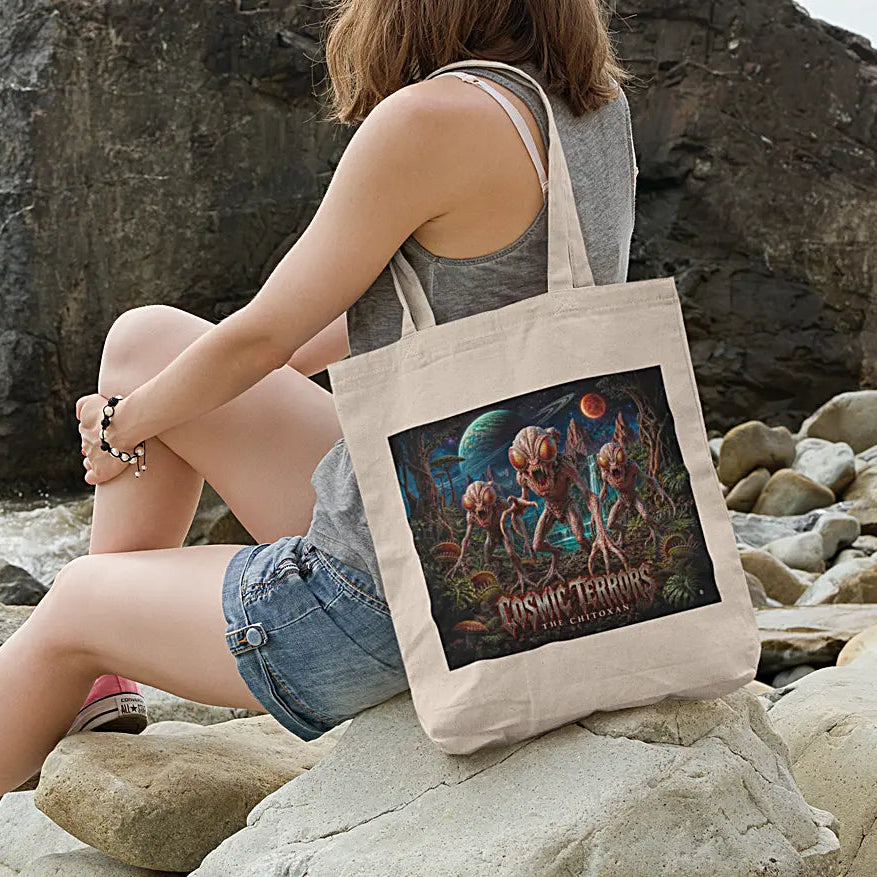 Cosmic Terrors™ - The Chitoxan Canvas Tote Bag