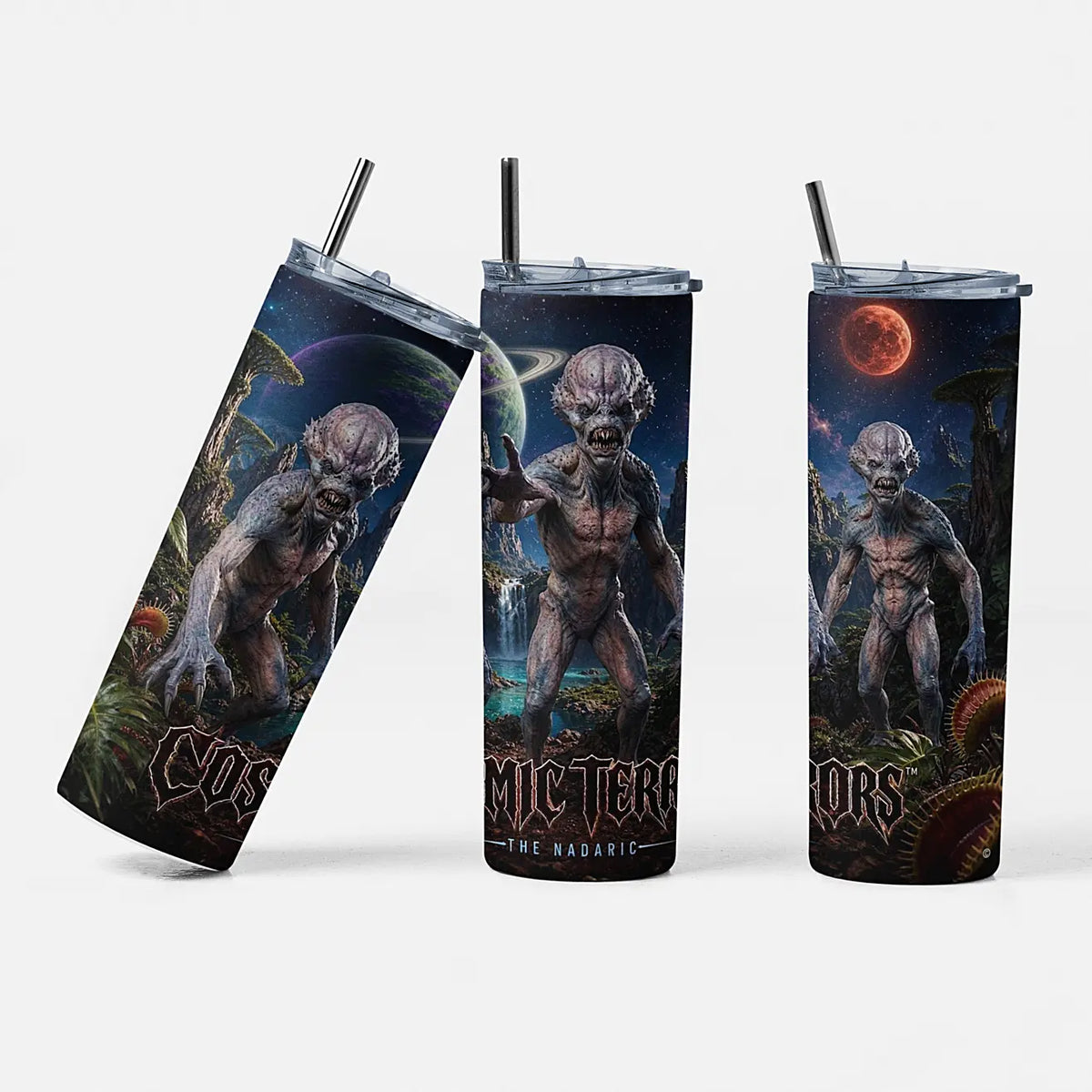 Cosmic Terrors™ - The Nadaric 20oz Skinny Tumbler