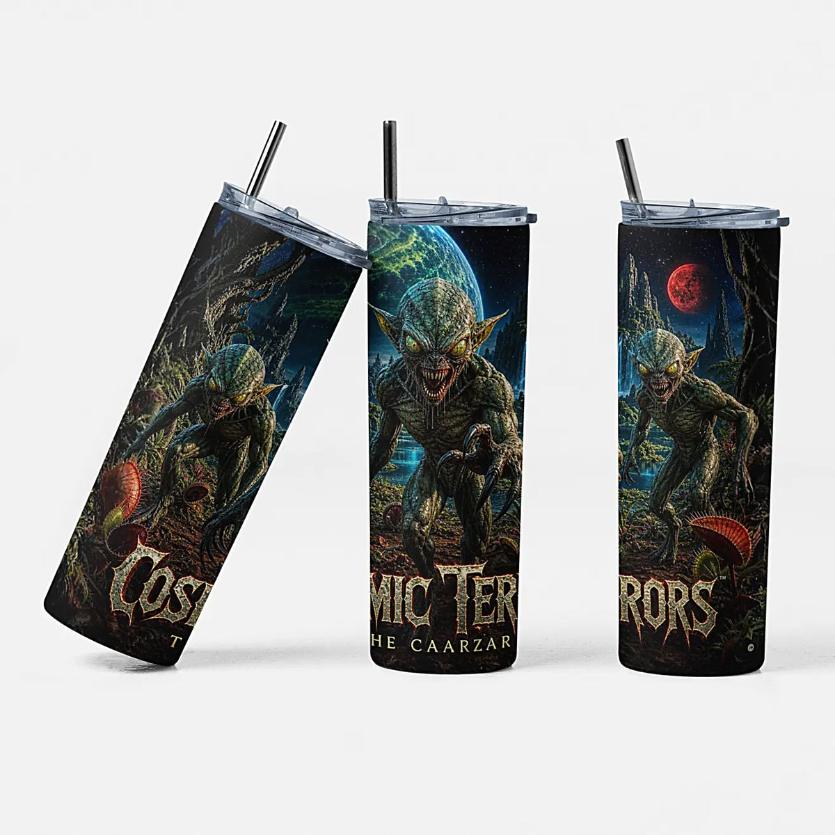Cosmic Terrors™ - The Caarzar 20oz Skinny Tumbler