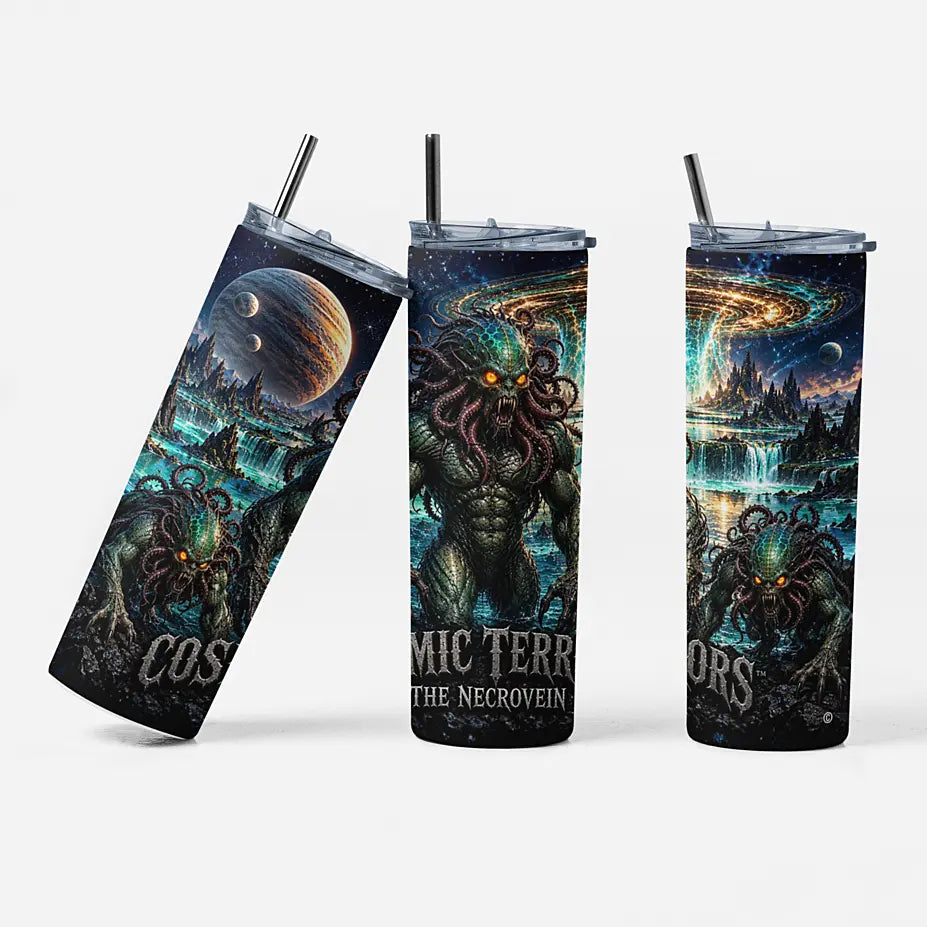 Cosmic Terrors™ - The Necrovein 20oz Skinny Tumbler