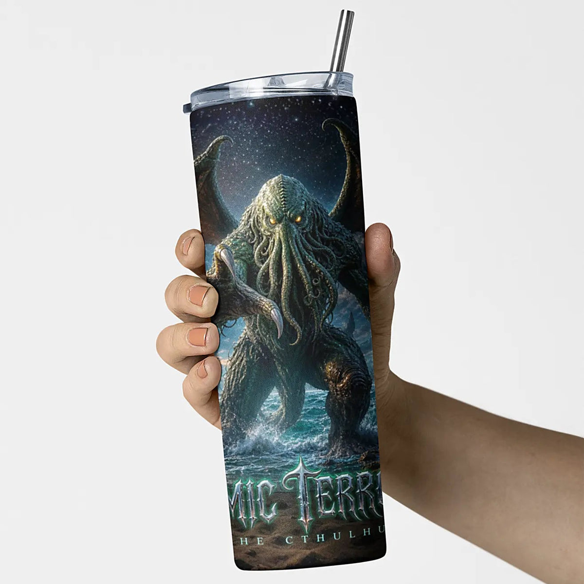 Cosmic Terrors™ - The Cthulhu 2 20oz Skinny Tumbler