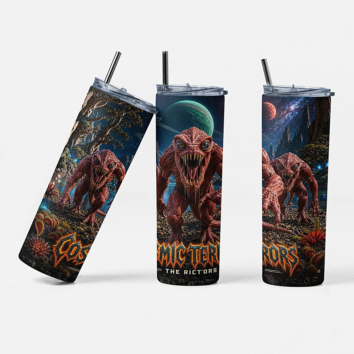 Cosmic Terrors™ - The Rict'ors 20oz Skinny Tumbler