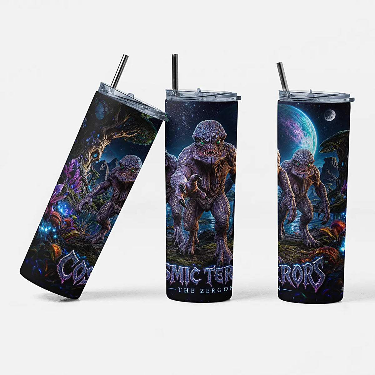 Cosmic Terrors™ - The Zergon 20oz Skinny Tumbler