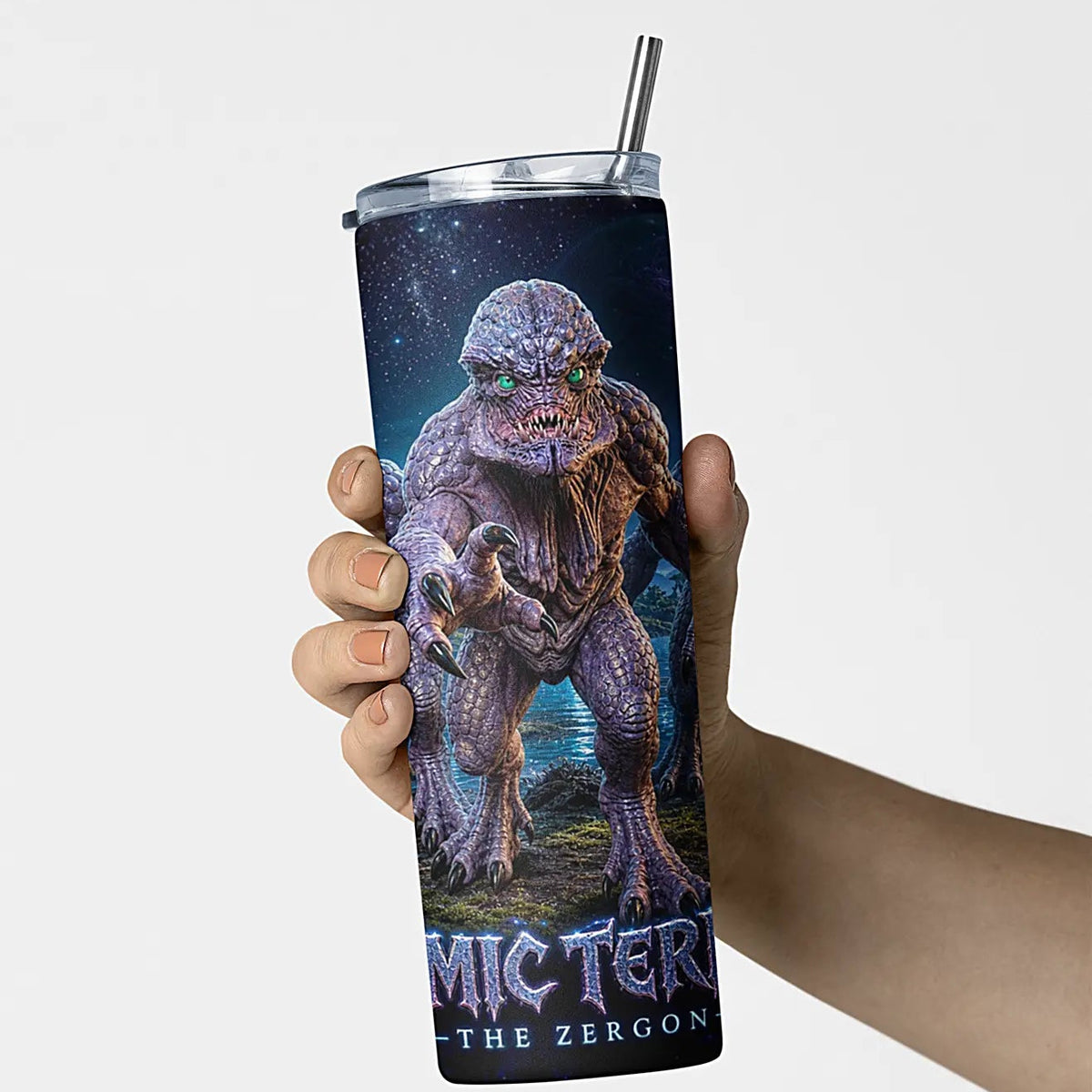 Cosmic Terrors™ - The Zergon 20oz Skinny Tumbler