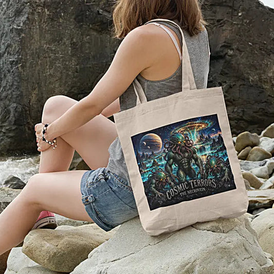 Cosmic Terrors™ - The Necrovein Canvas Tote Bag