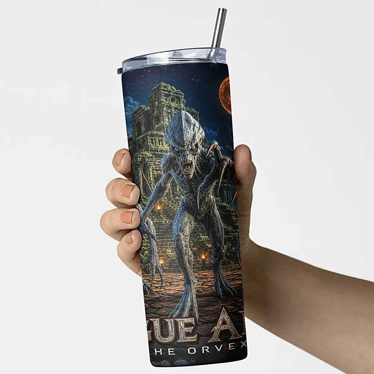Rogue Aliens™ - The Orvexic 20oz Skinny Tumbler