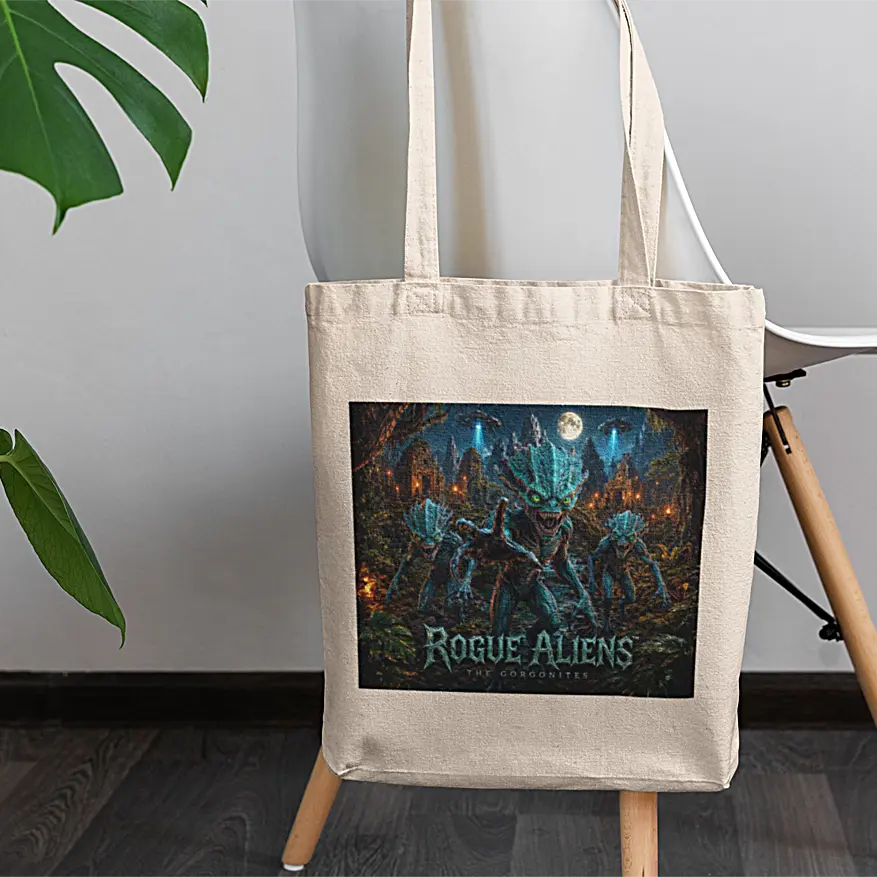 Rogue Aliens™ The Gorgonites Canvas Tote Bag