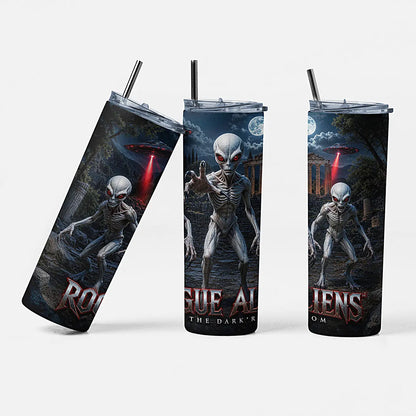 Rogue Aliens™ - The Dark'Rom 20oz Skinny Tumbler