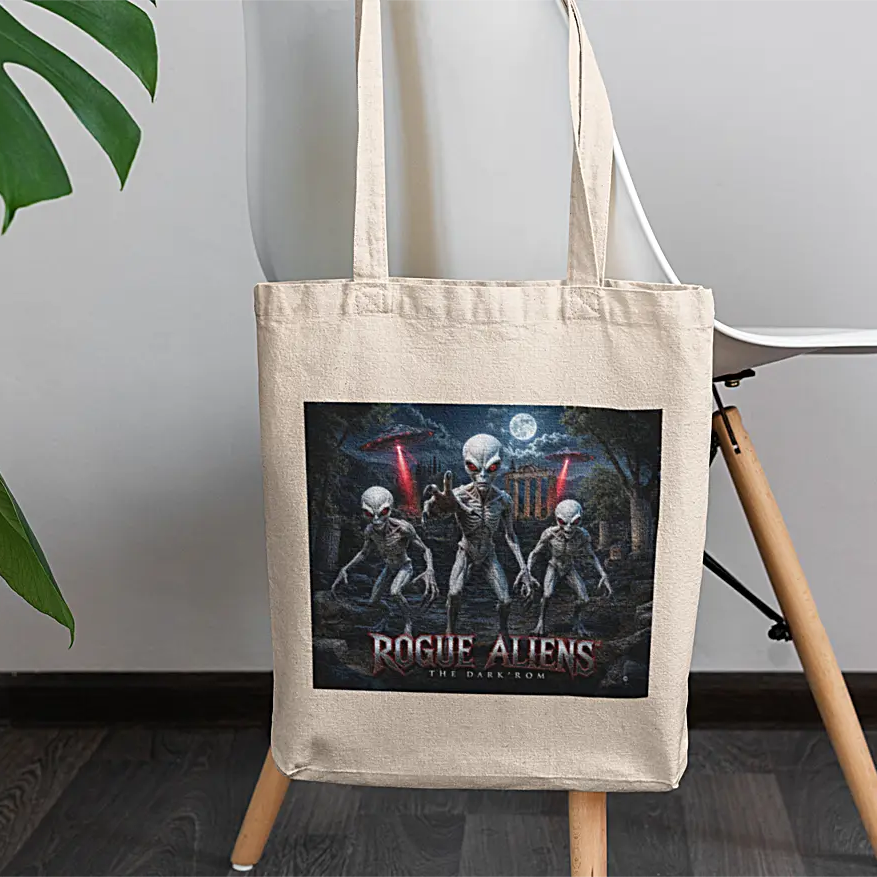 Rogue Aliens™ - The Dark'Rom Canvas Tote Bag