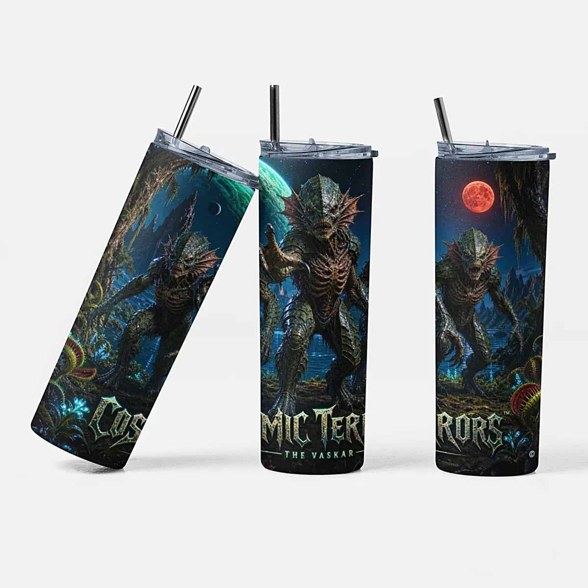 Cosmic Terrors™ - The Vaskar 20oz Skinny Tumbler