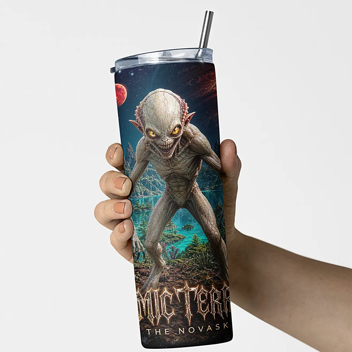 Cosmic Terrors™ - The Novask 20oz Skinny Tumbler