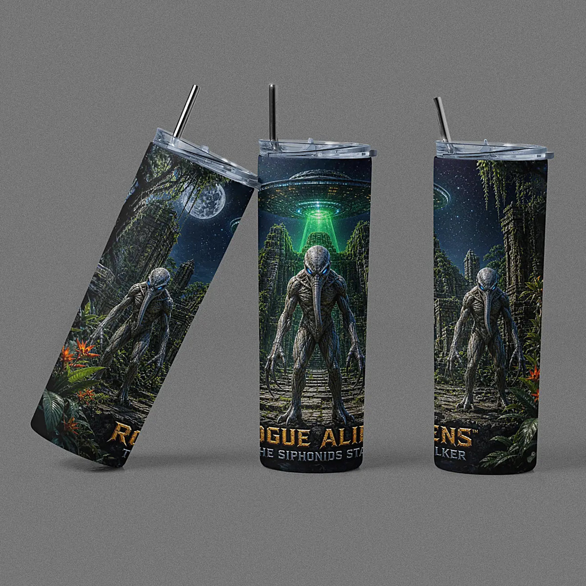 Rogue Aliens™ - The Siphonids Stalker 20oz Skinny Tumbler