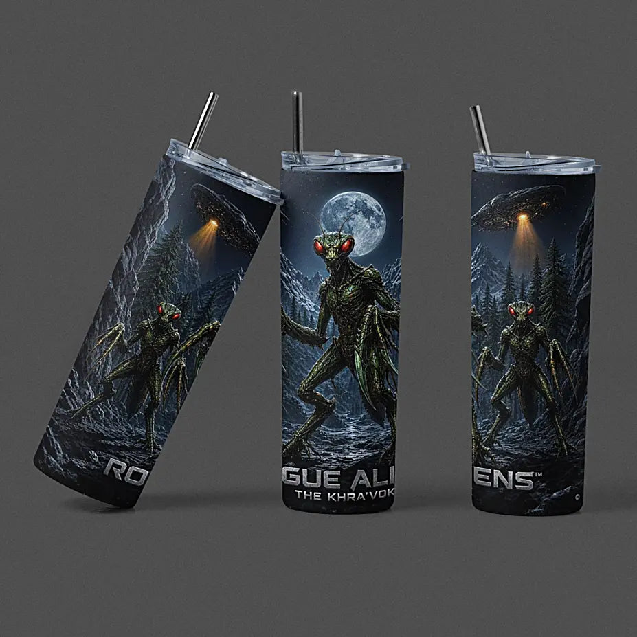 Rogue Aliens™ The Khra'vok 20oz Skinny Tumbler