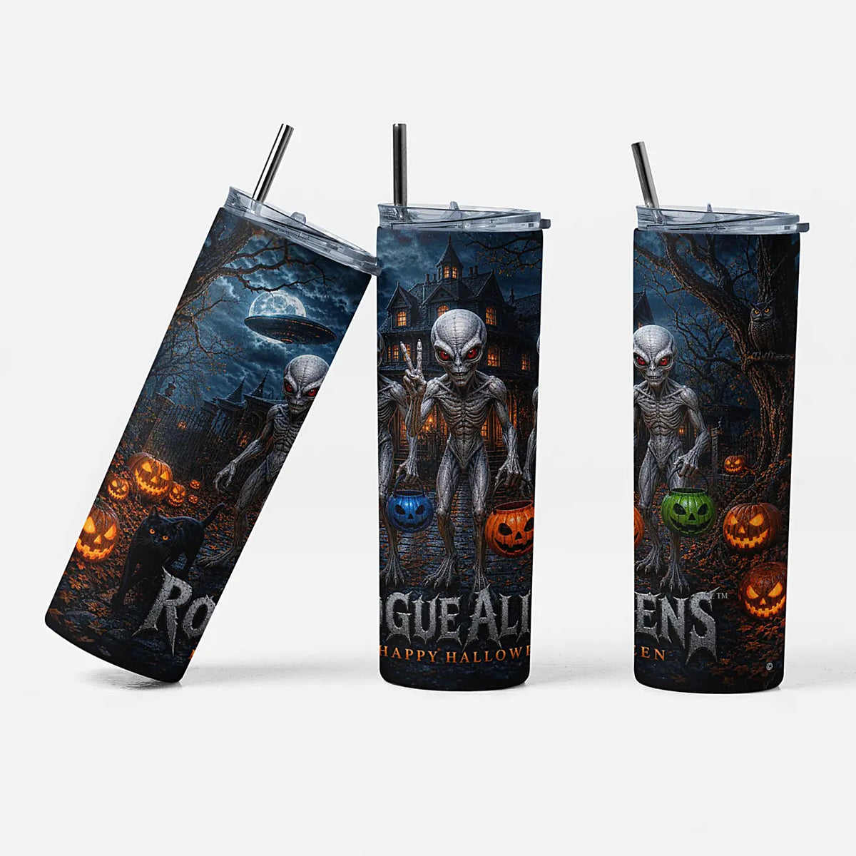 Rogue Aliens™ - Halloween Trio 20oz Skinny Tumbler Set