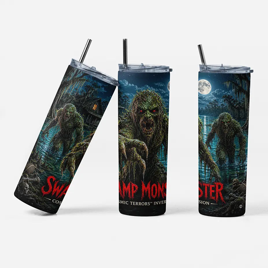 Cosmic Terrors™ Inversion - Swamp Monster 20oz Skinny Tumbler