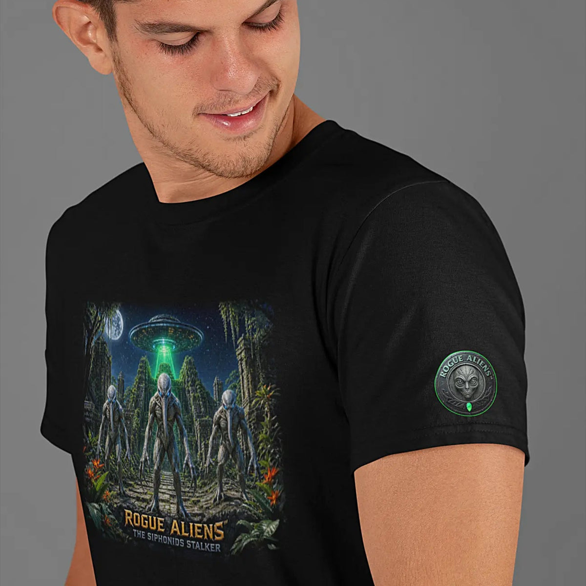 Rogue Aliens™ - The Siphonids Stalker Unisex Tee