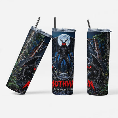 Deep Woods Terrors™ - The Mothman 20oz Skinny Tumbler