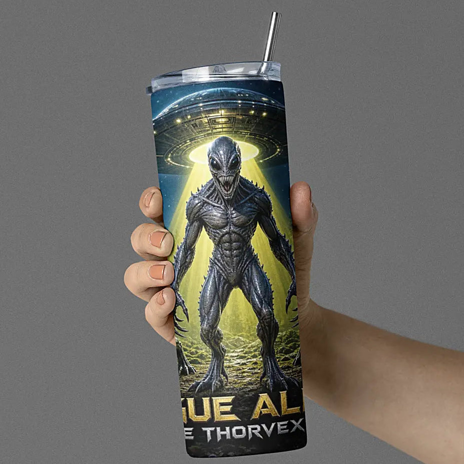 Rogue Aliens™ - The Thorvexians 20oz Skinny Tumbler