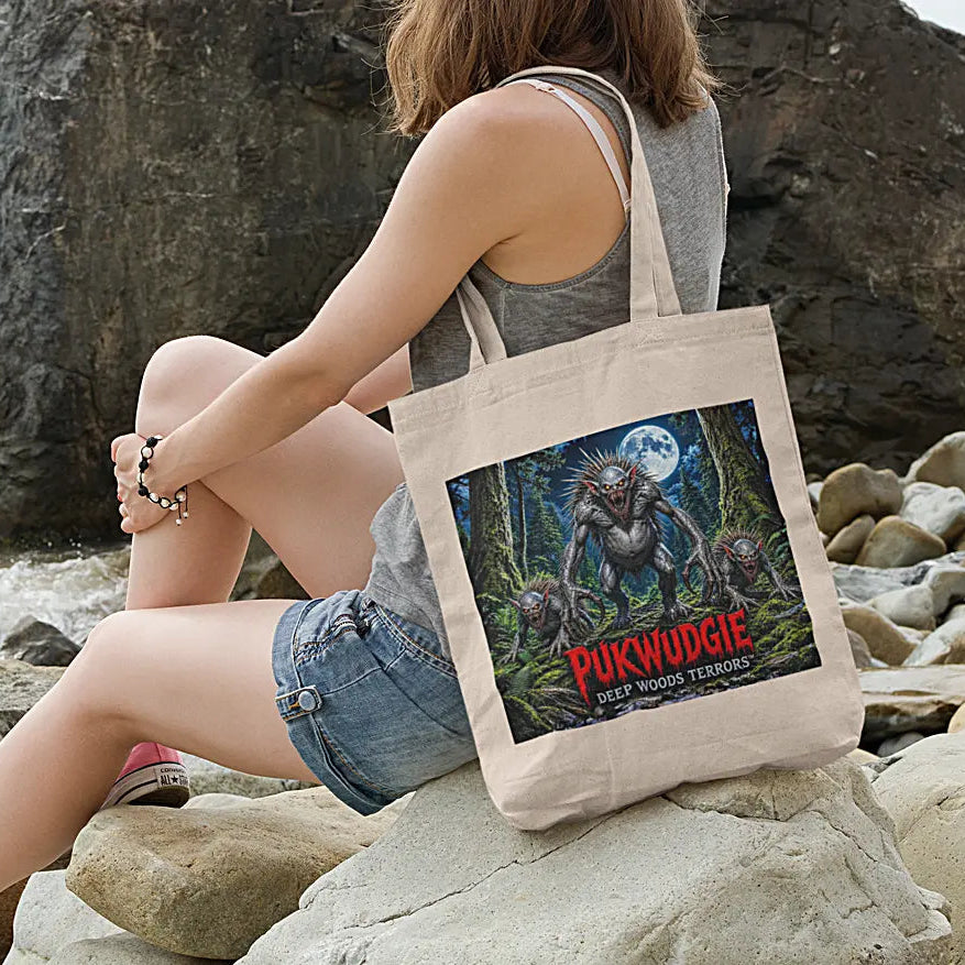 Deep Woods Terrors™ - Pukwudgie Canvas Tote Bag