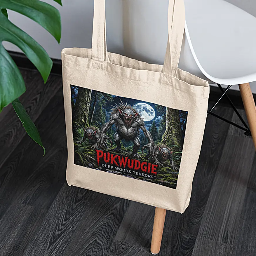 Deep Woods Terrors™ - Pukwudgie Canvas Tote Bag