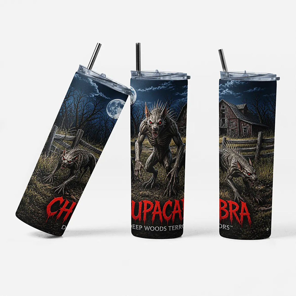 Deep Woods Terrors™ - Chupacabra 20oz Skinny Tumbler