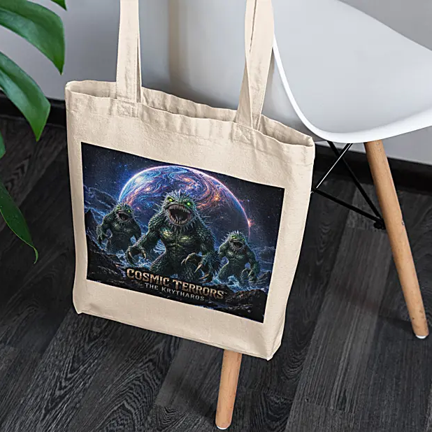 Cosmic Terrors™ - The Krytharos Canvas Tote Bag